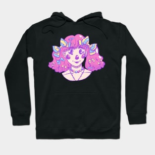 Decora Girl Portrait Sticker Hoodie